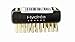 Luxury Dual Sided Travel Sized Rosewood Nail Brush with Natural Bristle (Medium/Hard Strength)