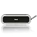 Produktbild nica mobiler tragbarer Bluetooth Lautsprecher CSR 4.0 + Taschenlampe Freisprechfunktion für Handy Tablet PC iPhone Smartphone Portable Wireless Speaker Box mit USB Ladeport & LED Licht Lautsprecherbox Drahtlos Kabellos Soundbox - Ice Silver