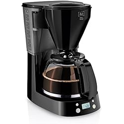 Melitta Cafetière à Filtre avec Verseuse en Verre, Fonction Maintien au Chaud et Timer, Easy Timer, Noir, 1010-14