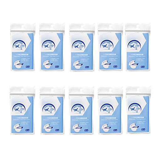 Preisvergleich Produktbild Webla Toilettensitz zum Einmalgebrauch, 60Stk Toilettenhocker zum Einmalgebrauch Selbstklebender Toilettenhocker aus Kunststoff