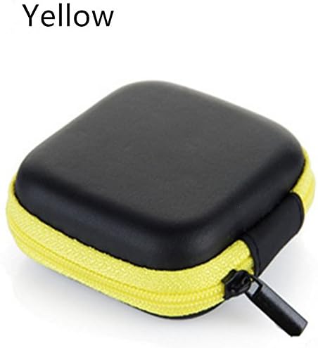 DAHAI FU 1PC Portable Casual Mini Popular Earphone Wire Storage Box Zipper Protective Data Line Cables Storage Container Case Phone accessory