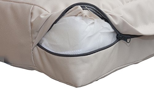 Premium Lounge Sitzkissen Palettenkissen in beige ca. 80 x 60 cm ca. 9 cm dick aus 100% Polyester wasserabweisend - 3