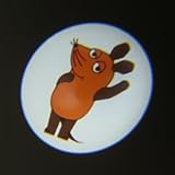 ANSMANN LED Kindertaschenlampe Projektionslampe Jungen blau Lampe und Projektor in Einem – leuchtet und projiziert Bilder an die Wand (Sendung mit der Maus) geprüfte Kindersicherheit und verbesserte Qualität - 7