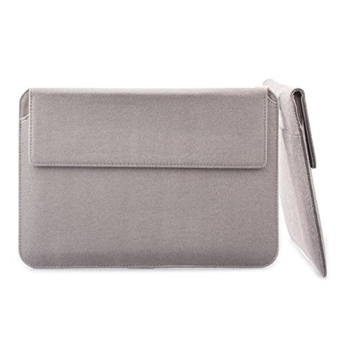 Apple iPad Air 2 Case | Samsung Galaxy Tab S3 und S2 9.7 Tasche | passend für 8.0 bis 10.1 Zoll Tablets | Sheep Optik taupe | iCues Piquante Etui | weitere Leder-Imitat – und Farbvarianten verfügbar | universelle Schutz-Hülle mit Geschenk-Box - 5