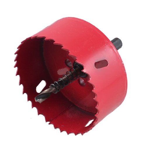 6 mm Twist-Bohrer Holz Eisen Schneiden 85 mm Durchmesser Bimetall Lochsäge Rot Schwarz