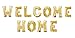Produktbild Buchstaben-Girlande Folienballons "Welcome Home (Gold)" - partydiscount24®