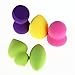 VALUE MAKERS 5Pcs Non-latex Pro Beauty Flawless Makeup Blender Foundation Puff-Multi Shape Sponges-Smooth Shaped Water Droplets Puff-Powder Blending Sponge Puff-Beauty Cosmetics Make Up Tools Kit Set