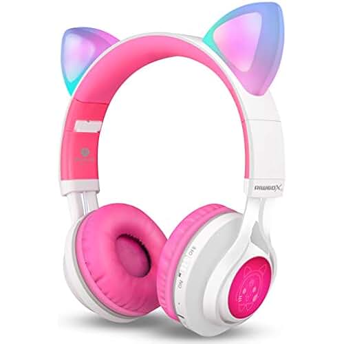 Amazon.co.uk pink cat ears headphones Electronics & Photo