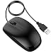 Produktbild UHAoo 2.4G Büro 3 Tasten Kabel USB-Stecker Optische Desktop-Maus Mini Schwarz Computer PC Laptop Mäuse