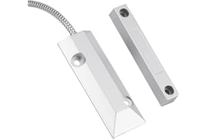 Fictory Magnetic Door Sensor Security Window Contact Sensor, Wired Installation, Ideal for Home Garage Warehouse Business Shop Door Monitoring