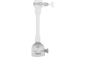 FTVOGUE Faucet Extender Water Saver Movable Water Saving Extension Faucet Splash-Proof Kitchen Valve Spray(18cm-Gray)