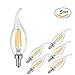 Produktbild Acidea C35 LED Kerzenform Filament LED Lampe, E14 4W Classic Glühfaden Fadenlampe, Ersetzt 40 Watt, LED Kerzen Lampe Warmweiß - 2700K, 400LM, nicht dimmbar, 360°Abstrahlwinkel, nicht dimmbar, 5er-Pack
