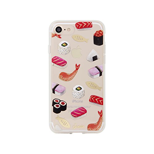 iPhone iPhone Sonix SUSHI Clear Cell Phone Case (red, white, gold)  Military Drop Test Certified Retail Packaging Sonix Clear Case Series