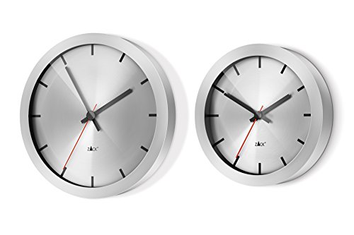 ZACK 60021 „APOLLO“ Wanduhr, Edelstahl matt - 2