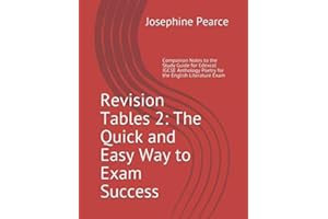 Revision Tables 2: The Quick and Easy Way to Exam Success: Companion Notes to the Study Guide for Edexcel IGCSE Anthology Poetry for the English Literature Exam