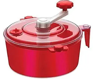 OM Enterprises Automatic Non Electric Atta Dough, Roti Maker Machine (Red)