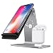Produktbild Nevter359 Kabelloses Ladegerät aus Aluminium, 2-in-1-Ladestation für drahtlose Telefone mit Ladestation für iPhone AirPods Grey