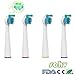 Produktbild Sohv® Aufsteckbürsten. Philips Sonicare Sensiflex Ersatz. Voll Kompatibel zu den folgenden elektrischen Zahnbürstenmodellen von Philips: All Sonicare Sensiflex Models,4 stk (1x4)
