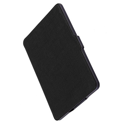 Tsing Kindle Paperwhite Hülle, Smartshell Case Kompatibel für Alle Kindle Paperwhite Die dünnste und Leichteste Schutzhülle (für Alle Vorgängermodelle von 2012, 2013, 2014 und Den Neuen Kindle Paperwhite 2015) (Schwarz) - 3
