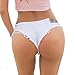 Produktbild Frauen Jeans Low Waist Loch Shorts Baumwolle Hot Pants Solid Color,White,L