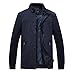 Produktbild Selou Herren Herbst und Winter Freizeitjacke Warme Jacke mit Taschenknopf High-End-atmosphärische Langarm Sport top Kurze Baumwollkleidung Stehkragenhemd Pippek