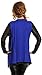 Happy Mama Women's Maternity Waterfall Cardigan Shrug Jacket Blazer Wetlook 098p (Royal Blue, 16/18)