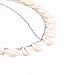 Oyedens Women Fashion Bohemian Metal Head Chain Shell Headband Hair Band (Silver)