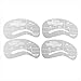 Eyebrow Kit, Tinabless 4 Colour Makeup Eyebrow Shaping kit Eyeliner Eyebrow Pallet with Mirror Eyebrow Brushes Makeup Eyebrow Stencils and Powder Makeup Eyebrow Palette Comestic Tool