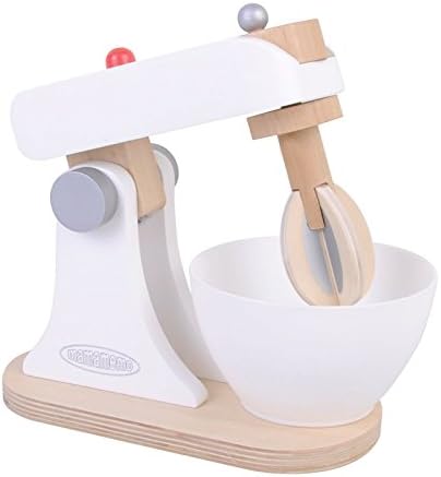 Wooden Food Mixer With Rotating Whisk