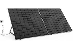 Xanlite, Panneau Solaire Kit Advanced 500W, IP67, Onduleur WIFI, Câble 3m, Haute Efficacité, Trois Modes de Fixation, Solution Solaire pour Maison