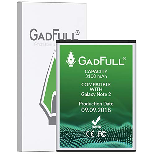 GadFull Batterie pour Samsung Galaxy Note 2 Date de Production est 2018 correspond d origine EB595675LU du mod le GT-N7100 GT-N7105 Parfait comme batterie de remplacement reviews GadFull Batterie pour Samsung Galaxy Note 2 Date de Production est 2018 correspond d origine EB595675LU du mod le GT-N7100 GT-N7105 Parfait comme batterie de remplacement