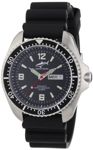 Chris Benz Herren-Armbanduhr XL Analog Kautschuk CBO.S.KB.SW