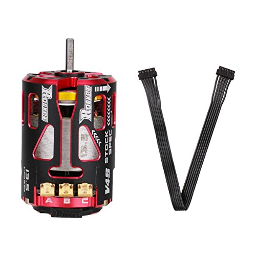 Crazepony-UK 540 13.5T Sensored Brushless Motor Racerstar V4S Rocket Stock Spec Brushless 2 Sensor 3.175mm For 1/10 RC Car Motor Part