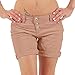 Produktbild Dasongff Damen Bermuda aus Leinen Shorts für den Strand Casual Kurze Hose Pants Lockere High Waist Hotpants Chino Hose Fit Sommerhose Stoffhose S-5XL