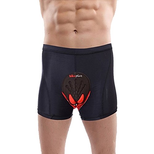 ALLY Fahrradhose mit 3D COOLMAX Sitzpolster Herren Radfahren Fahrrad Unterwäsche Shorts - 5