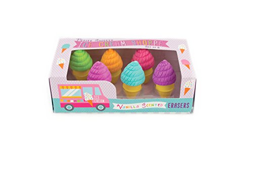 International Arrivals Petite Süßigkeiten Eis Shoppe Duft Radiergummi (6 Stück)