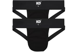 KD Willmax Organic Cotton Jockstrap Gym Supporter – 3” Waistband, Soft & Durable