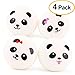 Produktbild Covermason Squishy Toys Slow Rising Spielzeug Jumbo Cute Stress Kombination Toys Niedlich   Brot   Matschig Langsames Aufstehen Creme duftend Dekompression Spielzeuge Dekoration (4PC)
