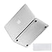 Midkart Smooth Frost White Matte for New Macbook Pro Touch Bar ONLY 13" 13.3 Inches (A1706 & A1708) Hard Shell Rubberized Coating Case Cover With Logo Cut & Silicon Keyboard RS.1299.00