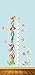 Produktbild Jocca Höhe Aufkleber/Mermaid Form Wand Kinder Messlatte, Mehrfarbig, 70 x 50.5 x 0,1 cm