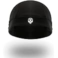 SKULLFIT - Helmet Skull Caps for Men Bike Head Caps Hair Inner Helmet Liner for Bikers Sweat Wiking Cooling Skull Cap for Cycling, Summer Helmet Cap for Men