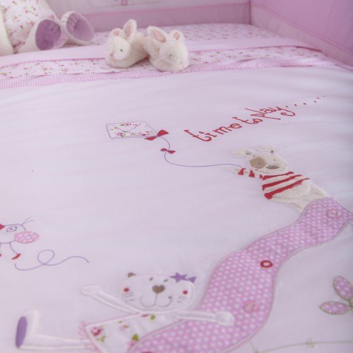 Izziwotnot Baby Fleur Cot Bed Quilt