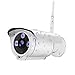 Produktbild HD WLAN IP Wasserdicht Kamera 1080P Sicherheitskamera Außen/IP Cam mit LAN WLAN/Wifi IP66 P2P Pantilt Bewegungsmelder Email 20 IR Nachtsicht für Haustier/Baby Monitor