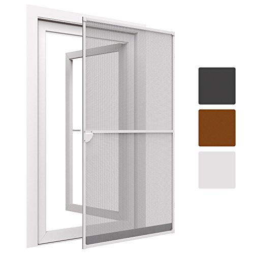 Sol Royal Insektenschutz Tür SolProtect 100x215 cm - Fliegengitter Weiß Alu-Rahmen Bausatz