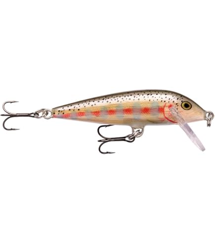 Rapala - Visaas Countdown Elite - Visaccessoires van balsahout - zoetwater spinaas - zinkend - loopdiepte: 0,9 m - grootte: 5,5 cm / 5 g - gemaakt in Estland - Gilded Chartreuse Yamame