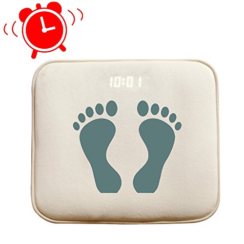 Smart Alarm Digitaler Wecker Bettvorleger Fußmatte Teppich Läufer mit LED Display und individuelle Töne mit USB einfach aufstehen
