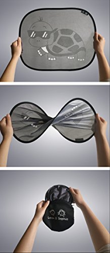 Laneta Leon und Sophie Auto Sonnenschutz Baby Sonnenblende für Autofenster - 5