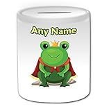 De regalo con mensaje personalizado - Hucha Diseño con rana Príncipe e (molde para hacer una...