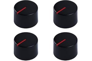 COYUN 4 Piezas Botones de Cocina de Gas Perilla Cocina Mando Universal Cocina Gas Universales 6mm Botones Gas Botones de Estufa de Butano para Hornillo Gas Butano, Estufa de Gas, Placa de Gas