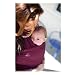 GWEL Cotton Solid Soft Elastic Baby Sling Wrap Stretchy Wrap Carrier Purple